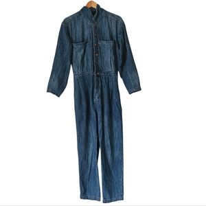 We The Free Demi Coverall Cotton Denim Western Utility Jumpsuit, Size S